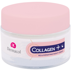 Крем Dermacol Collagen Plus нічний інтенсивний омолоджуючий 50 мл (8595003110341) рейтинг