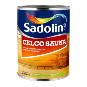 Лак для бани и сауны Sadolin Celco Sauna 1 л () надежный