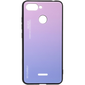 Панель BeCover Gradient Glass для Xiaomi Redmi 6/6A Pink-Purple краща модель в Харкові