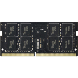 Оперативна пам'ять Team Elite SODIMM DDR4-3200 8192MB PC4-25600 (TED48G3200C22-S01) краща модель в Харкові