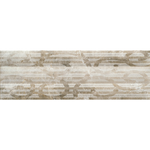 Кахель Cristal Ceramica Glamour Decor Cream коричневий 200x600 (179802)