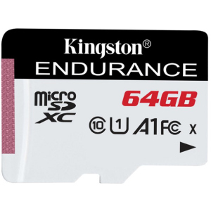 Kingston microSDXC 64GB High Endurance Class 10 UHS-I U1 A1 (SDCE/64GB) в Харкові