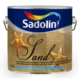 хороша модель Структурна фарба Sadolin Softsand м'який пісок Білий 2.5 л