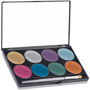 Палитра сияющего аквагрима Mehron Paradise Makeup AQ Brilliant 8 цветов по 7 г (808-PAL-R) (764294583006)