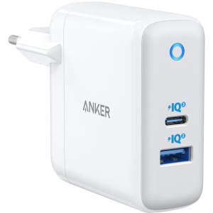 Сетевое зарядное устройство Anker PowerPort+ Atom III - 60W Power IQ 3.0 White (A2322321/A2322G21) ТОП в Харькове