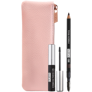 Набор для макияжа бровей Pupa Eyebrow Essential Kit №003 Dark Brown 10 г (8011607333738) в Харькове