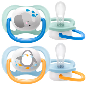 Пустушка ортодонтична Philips Avent Ultra Air Animal для хлопчиків 0-6 місяців (8710103949336) в Харкові