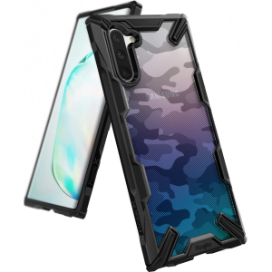 Панель Ringke Fusion X Design для Samsung Galaxy Note 10 Camo Black лучшая модель в Харькове