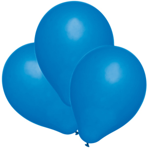 Набор Воздушные шарики Susy Card Синие 20 см 100 шт (40011424) ТОП в Харькове