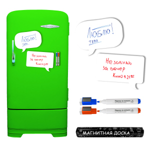 Магнітна дошка на холодильник маркерна Pasportu Чат (2000992395175) краща модель в Харкові