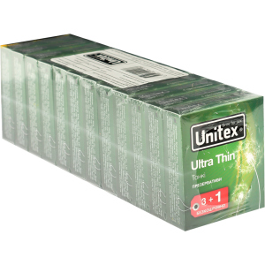 купить Презервативы Unitex Ultra Thin 48 шт 12 упаковок по 4 шт (798190041186)