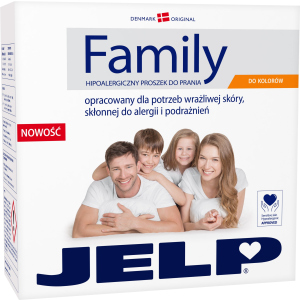 купить Гипоаллергенный стиральной порошок JELP Family для цветного белья 2.24 кг (5713183900306)