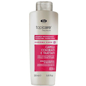 Шампунь оживляющий для окрашенных волос Lisap Top Care Repair Chroma Care Revitalising shampoo 250 мл (1100240000019) лучшая модель в Харькове