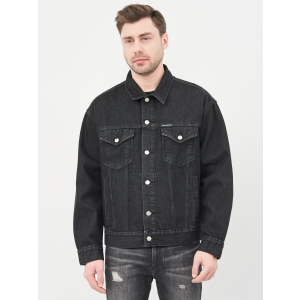 Джинсова куртка Calvin Klein Dad Jeans Jacket J30J318076-1BY XL Denim Black (8719853756102) ТОП в Харкові