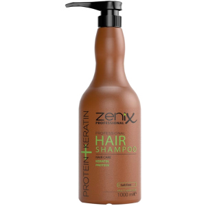 Шампунь очищающий Zenix Protein+Keratin 1 л (8680075541480)