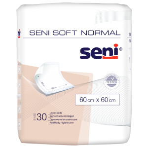 Одноразові пелюшки Seni Soft Normal 60х60 см 30 шт (5900516692568) ТОП в Харкові