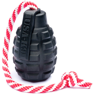 Игрушка для собак SodaPup Magnum Grenade Reward Toy - Medium - Black (810216024086) лучшая модель в Харькове