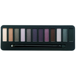 Тіні для повік W7 In The Night Eye Colour Palette палетка 12 кольорів smoky silver and deep sinks 15.6 г (5060294398141) краща модель в Харкові