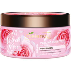 Скраб сахарный Bielenda Super Skin Diet Velvet Rose Регенерирующий 350 г (5902169034214) в Харькове