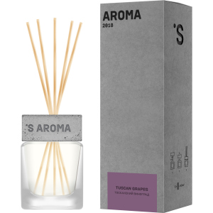 Аромадифузор Sister's Aroma Reed Diffuser Tuscan Grapes Тосканський виноград 120 мл (8681301037166) в Харкові