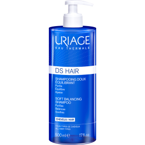 Шампунь м'який балансуючий Uriage DS Hair Soft Balancing Shampoo проти лупи 500 мл (3661434011962) в Харкові