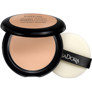 Пудра для обличчя Isadora Velvet Touch Sheer Cover Compact Powder 46 warm beige 10 г (7317852149461) ТОП в Харкові