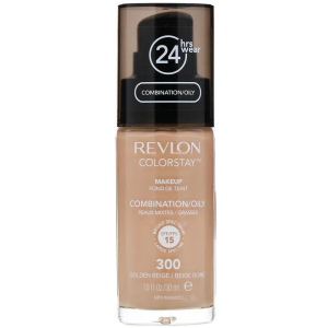 Тональный крем Revlon ColorStay комбинированная и жирная кожа с дозатором 300 Golden Beige 30 мл (309974700085) ТОП в Харькове