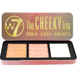 Хайлайтер для лица W7 The Cheeky Trio bronzer,blusher,highlighter 21 г (5060406141122) лучшая модель в Харькове