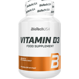 Витамины Biotech Vitamin D3 60 таблеток (5999076235032) в Харькове