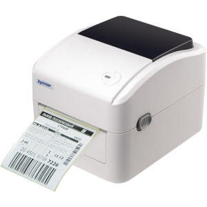 Принтер етикеток Xprinter XP-420B USB+Ethernet надійний