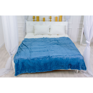 Плед MirSon №1002 Damask Blue 200x230 (2200002981651) в Харкові