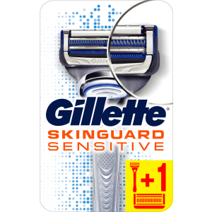 Станок для бритья мужской (Бритва) Gillette SkinGuard Sensitive с 2 сменными картриджами (7702018486342) в Харькове