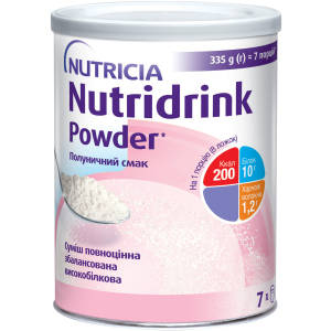 Энтеральное питание Nutricia Nutridrink Powder Strawberry со вкусом клубники с высоким содержанием белка и энергии 335 г (4008976681694) лучшая модель в Харькове