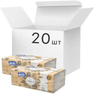 Упаковка бумажных полотенец Grite Ecological FT двухслойных 20 пачек по 150 листов (4770023350210) в Харькове