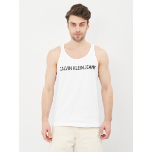 Майка Calvin Klein Institutional Logo Reg Tank J30J315249-YAF L Ck White (8719852659008) ТОП в Харкові