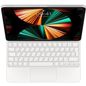 Обложка-клавиатура Apple Magic Keyboard для iPad Pro 12.9 2021 White (MJQL3RS/A) лучшая модель в Харькове