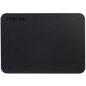 Зовнішній накопичувач HDD 2.5" USB 2.0TB Toshiba Canvio Basics Black + USB-C адаптер (HDTB420EK3ABH) ТОП в Харкові