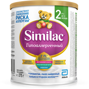 Суха молочна суміш Similac Гіпоалергенна 2 375 г (8427030006864)