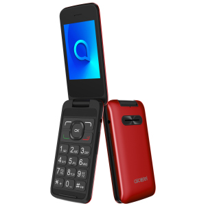 Мобильный телефон Alcatel 3025 Single SIM Metallic Red (3025X-2DALUA1) лучшая модель в Харькове