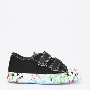 хорошая модель Кеды детские VUVU KIDS Black colorful 3202 10.5 27 Черные (8380001320227)