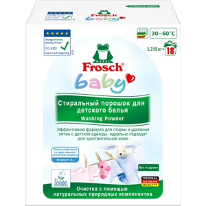 Стиральный порошок для детского белья Frosch 1215 г (4009175958181) лучшая модель в Харькове