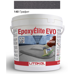 Эпоксидная затирка Litokol Epoxyelite EVO c.140 Чёрный графит 5кг в Харькове