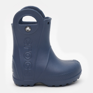 Гумові чоботи Crocs Kids Jibbitz Handle It Rain Boot 12803-410-C6 22-23 Темно-сині (191448182714_9001050412301) рейтинг