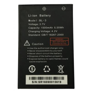 Акумулятор для телефону Baofeng для UV-3R Std 1500mAh (BL-3). 44807 краща модель в Харкові