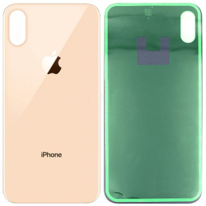 хороша модель Задня кришка PoweOn для iPhone XS Max золотиста