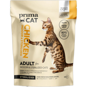 Сухий корм для стерилізованих котів Prima Cat Chicken Cat Food For Sterilized Adult Cats 1.4 кг (6430069580597)