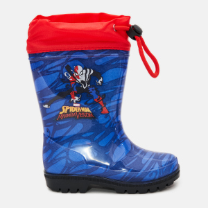 Резиновые сапоги Disney Perletti Spiderman 98072 26-27 Синие (8015831980721) ТОП в Харькове