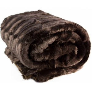 Плед LIFETIME Furry blanket Коричневий 120x150 см (871125227910-1 brown) краща модель в Харкові