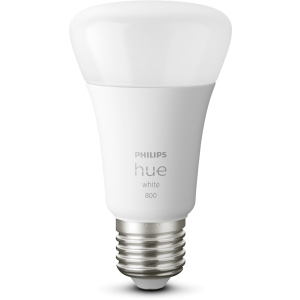 Умная лампа Philips Hue Single Bulb E27, 9W(60Вт), 2700K, White, Bluetooth, димируемая (929001821618) в Харькове