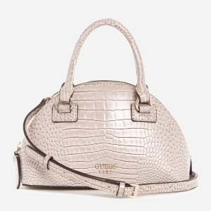 Сумка жіноча Guess Shilan Croc Mini 616 Пудрова (H2000029597572) краща модель в Харкові